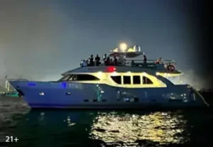 Super Yacht Night Party In Dubai Marina With Live DJ & Live BBQ - Image 3